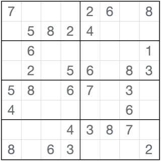 Sudoku proti rytířům 8x8