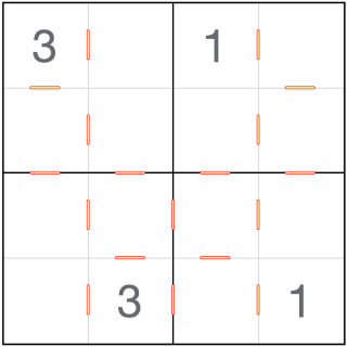 Po sobě jdoucí sudoku 4x4