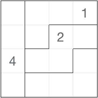 Skládačka sudoku 4x4