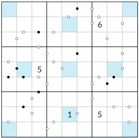Girandola Kropki Sudoku