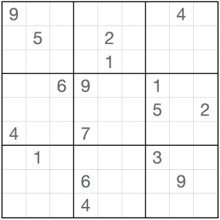 Sudoku 17 indicií