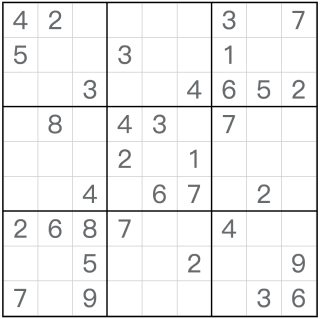 Dvojité odpovídající sudoku
