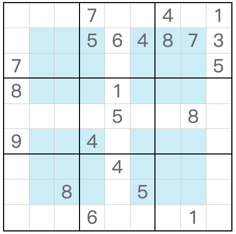 Twin odpovídající anti-Knight Hyper Sudoku