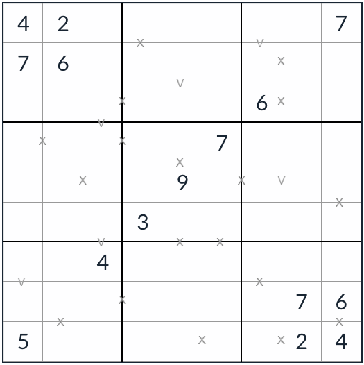 anti-king xv sudoku puzzle